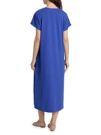 Antoinette Relaxed Knit Midi-Dress