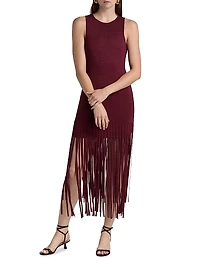 Margaux Fringe-Hem Dress