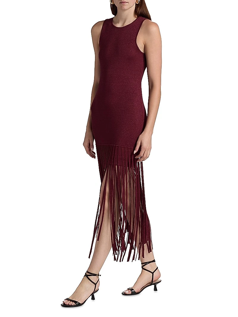 Margaux Fringe-Hem Dress
