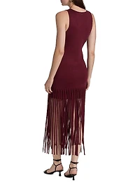 Margaux Fringe-Hem Dress