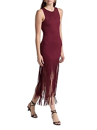 Margaux Fringe-Hem Dress