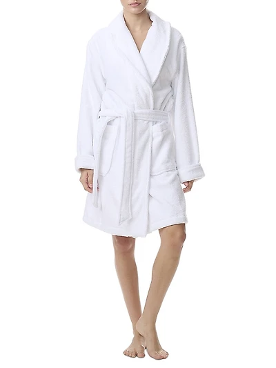 Iconic Bear Short Printed Robe