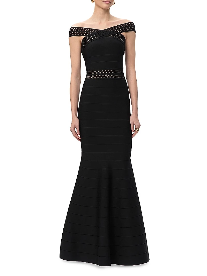 The Octavia Off-The-Shoulder Mermaid Gown