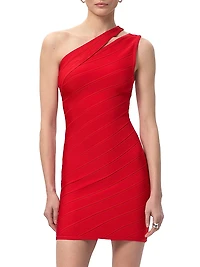 The Molly Bandage One-Shoulder Minidress