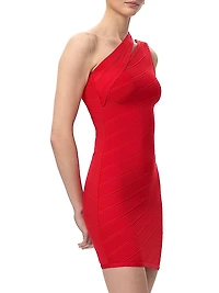 The Molly Bandage One-Shoulder Minidress