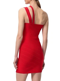 The Molly Bandage One-Shoulder Minidress