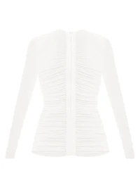 The Veronica Ruched Long Sleeve Top