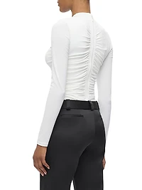 The Veronica Ruched Long Sleeve Top