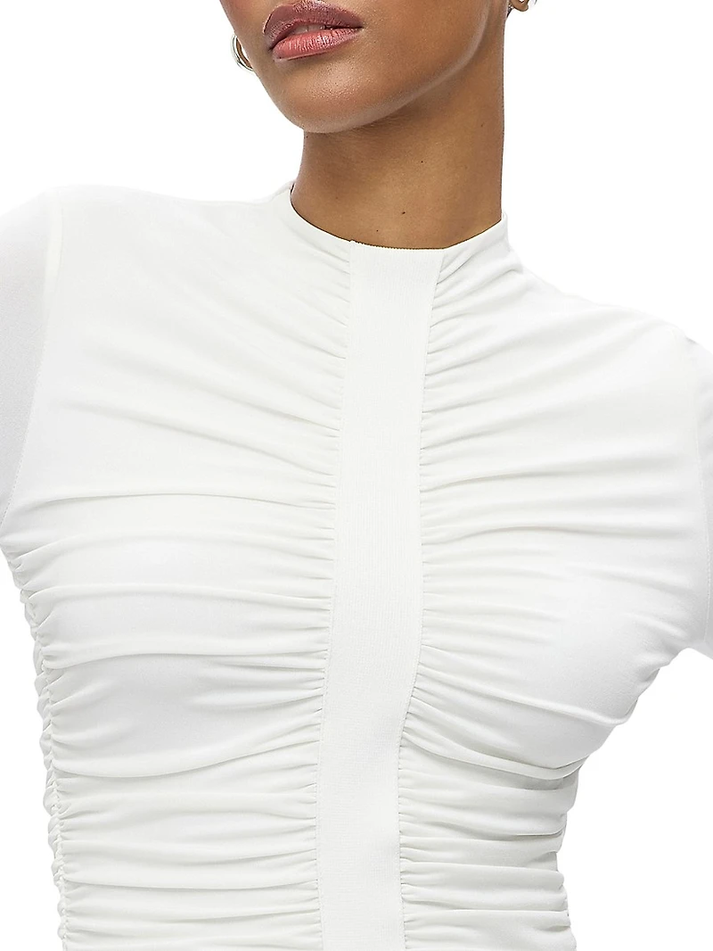 The Veronica Ruched Long Sleeve Top