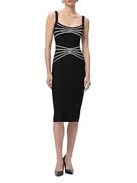 The Dakota Scoopneck Knee-Length Dress