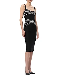 The Dakota Scoopneck Knee-Length Dress