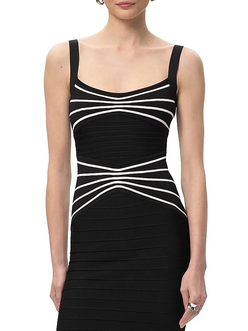 The Dakota Scoopneck Knee-Length Dress