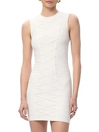 The Julie Bandage Lace Minidress