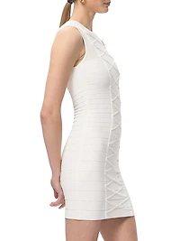 The Julie Bandage Lace Minidress