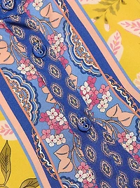 Audrey Floral Silk Tunic