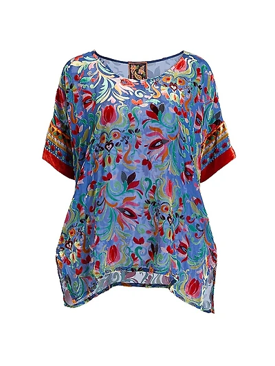 Primula Burnout Mariafe Slip Blouse