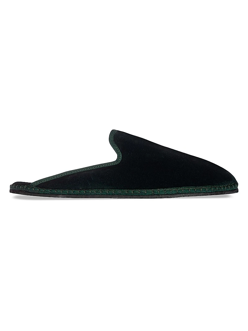 Timeless Velvet Sabot Slippers