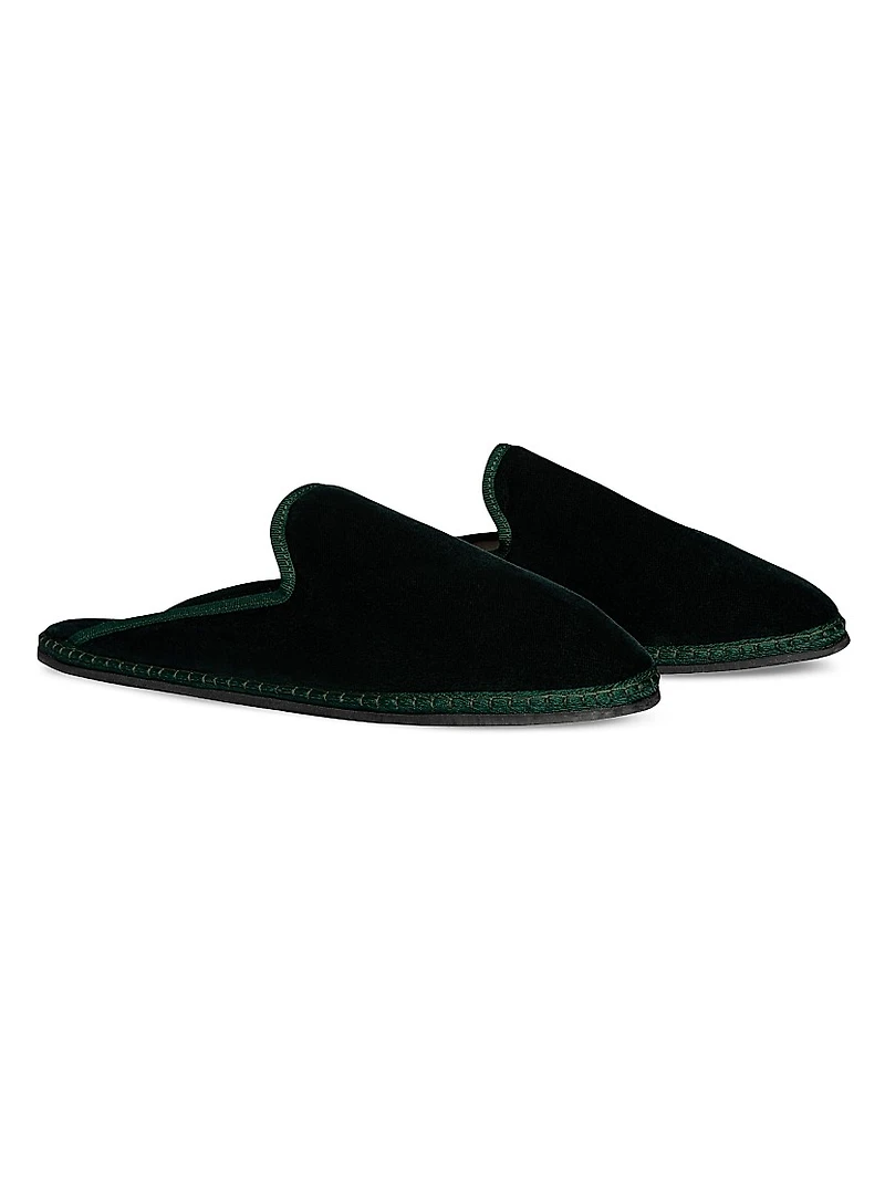 Timeless Velvet Sabot Slippers