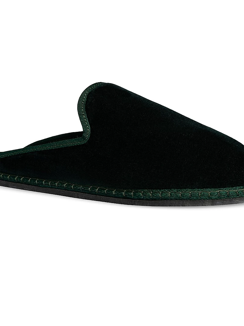Timeless Velvet Sabot Slippers