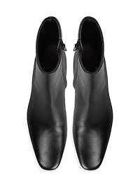Alma 70MM Leather Ankle Boots