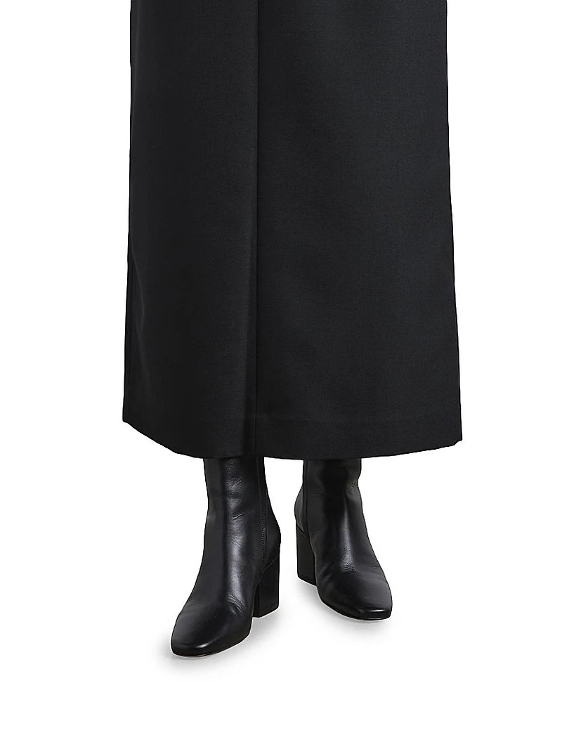 Alma 70MM Leather Ankle Boots