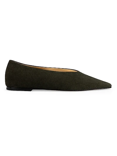 Topo Suede Ballet Flats