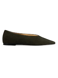 Topo Suede Ballet Flats