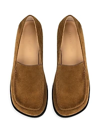 Drew Suede Penny Loafers