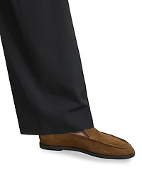 Drew Suede Penny Loafers