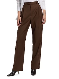 Soprano Wool-Blend Pants