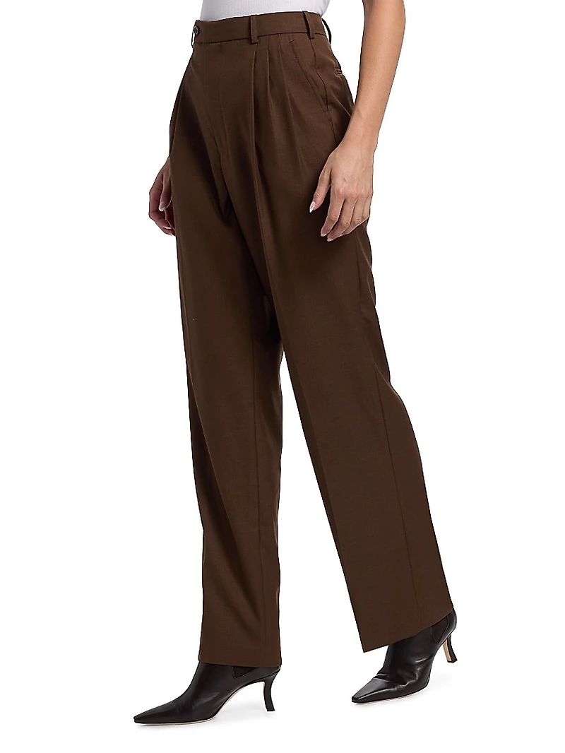Soprano Wool-Blend Pants