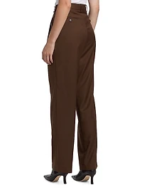 Soprano Wool-Blend Pants