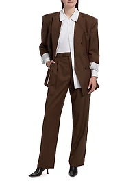 Soprano Wool-Blend Pants