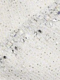 Daphne Embellished-Tweed Strapless Minidress