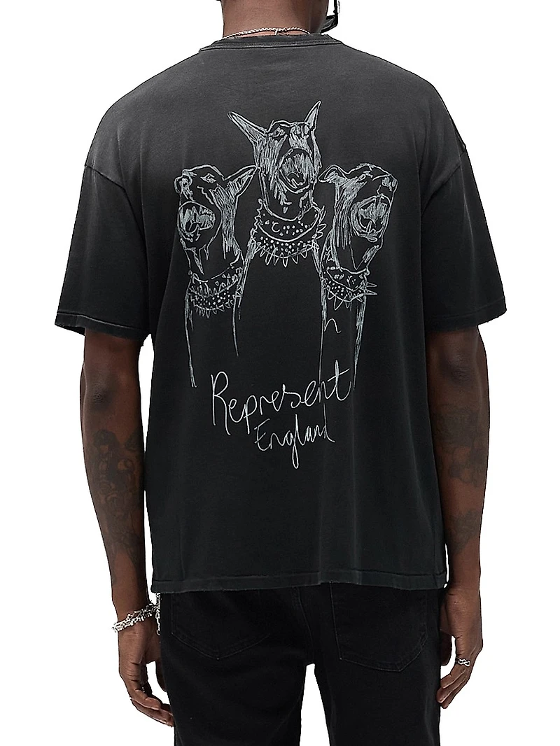 Legacy Hand Drawn Thoroughbred Dogs T-Shirt