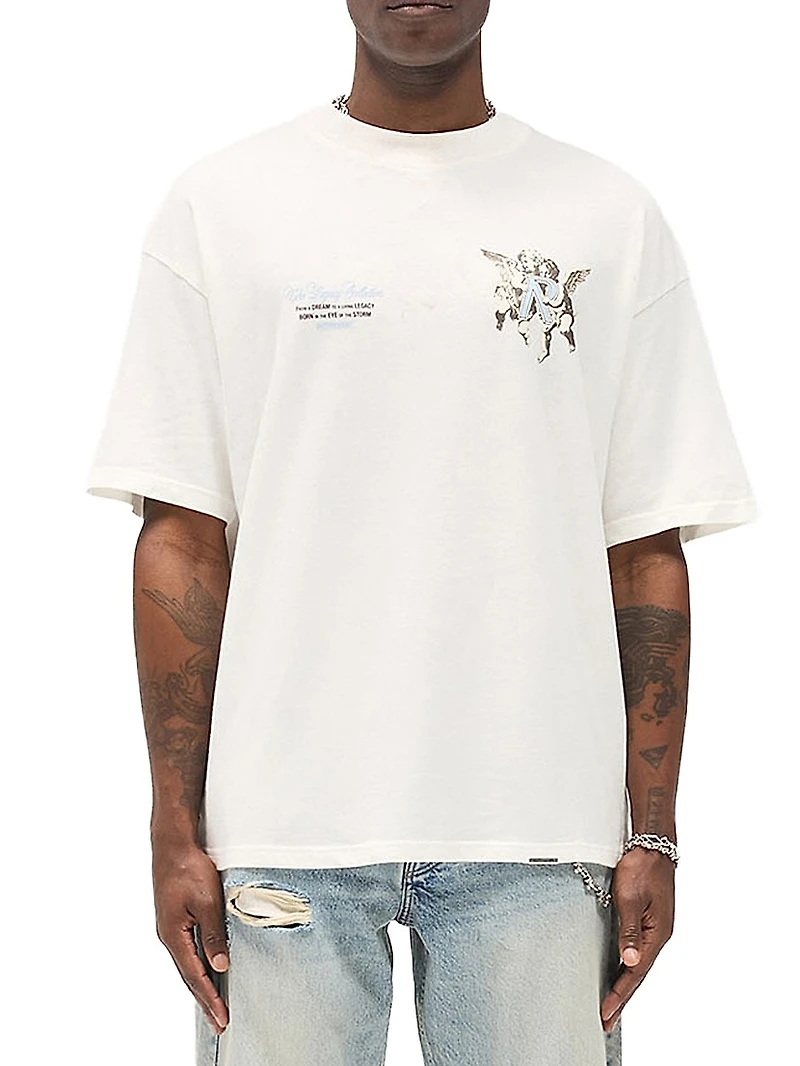 Legacy Cherubs Graphic Oversized T-Shirt