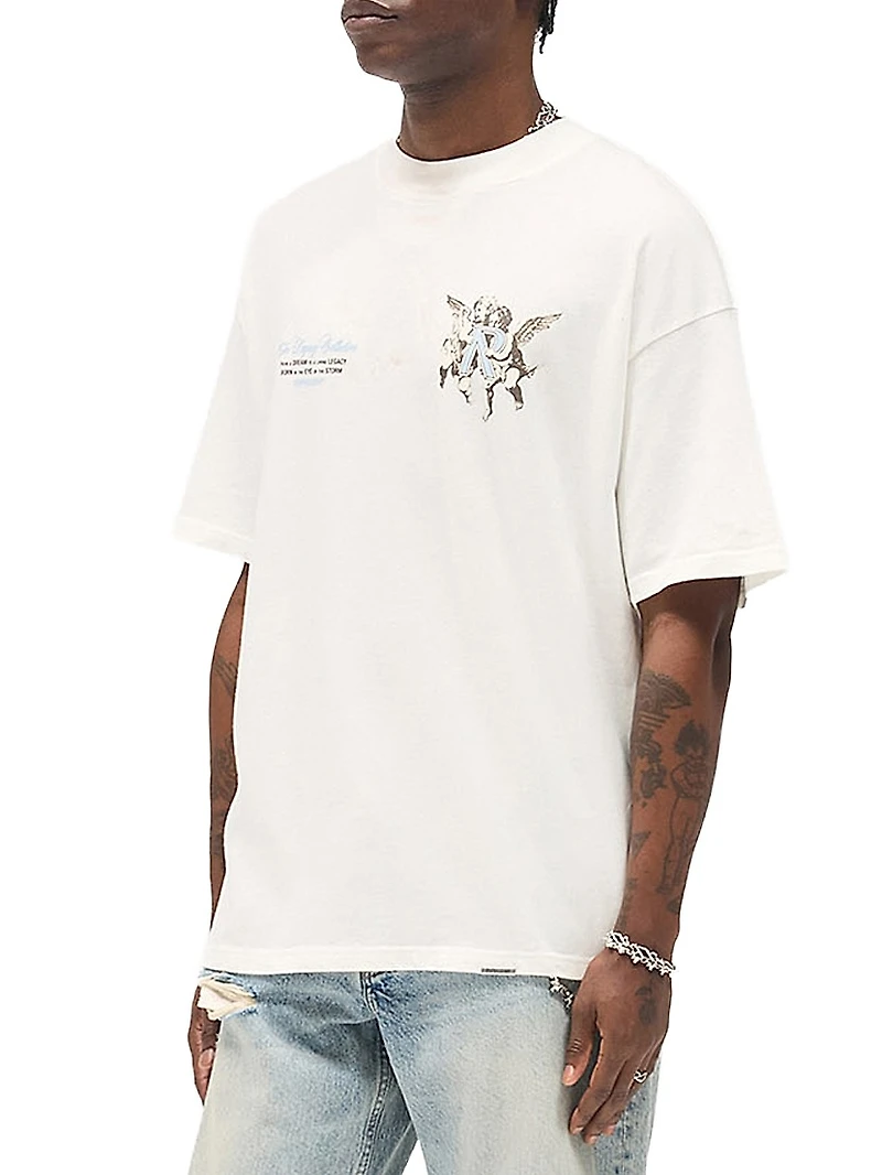 Legacy Cherubs Graphic Oversized T-Shirt