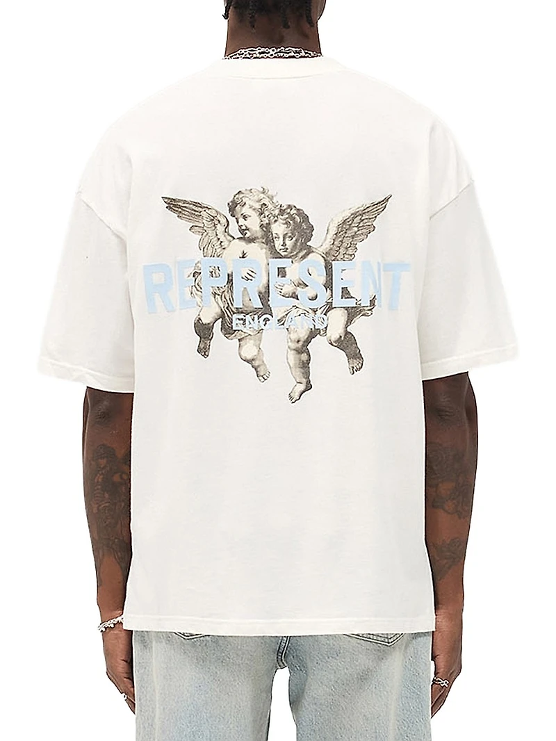 Legacy Cherubs Graphic Oversized T-Shirt