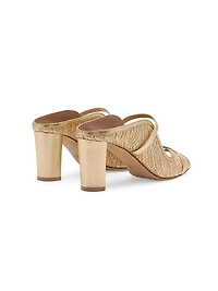Norah 70MM Metallic Raffia Sandals