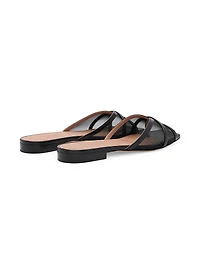 Perla Mesh Flat Sandals