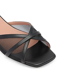 Perla Mesh Flat Sandals