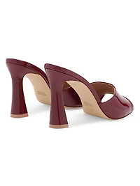 Roxanne 90MM Patent Leather Block Heel Sandals