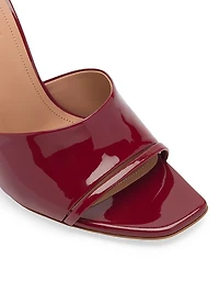 Roxanne 90MM Patent Leather Block Heel Sandals