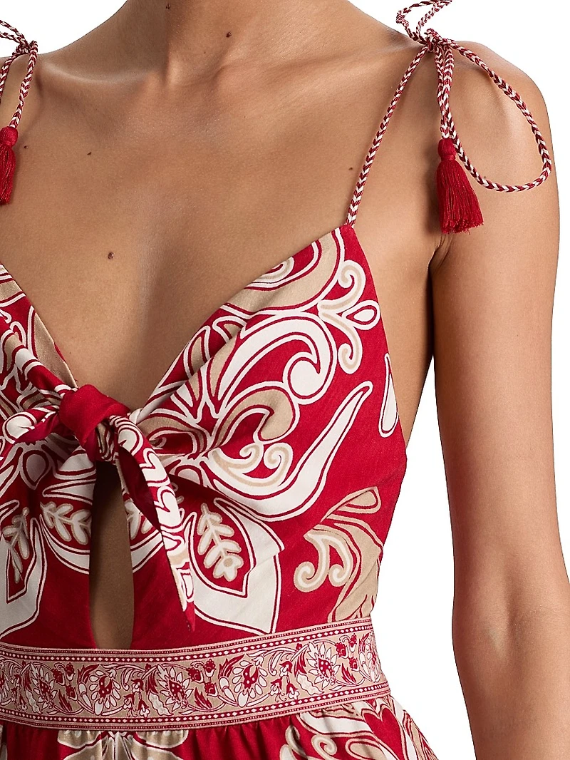Minka Serenade Tie Maxi Dress