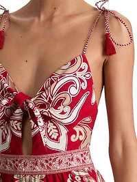 Minka Serenade Tie Maxi Dress