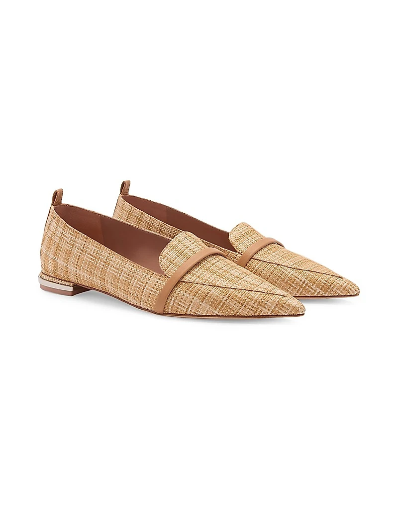Dora Raffia Loafers