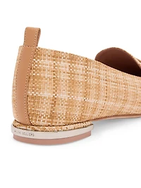 Dora Raffia Loafers