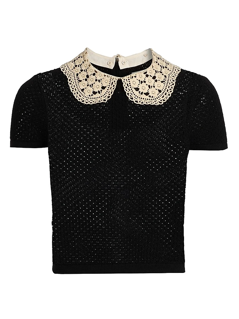 Ciara Lace Collar Top