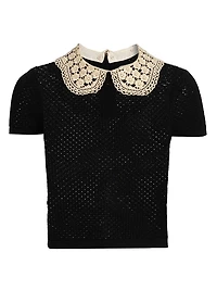 Ciara Lace Collar Top
