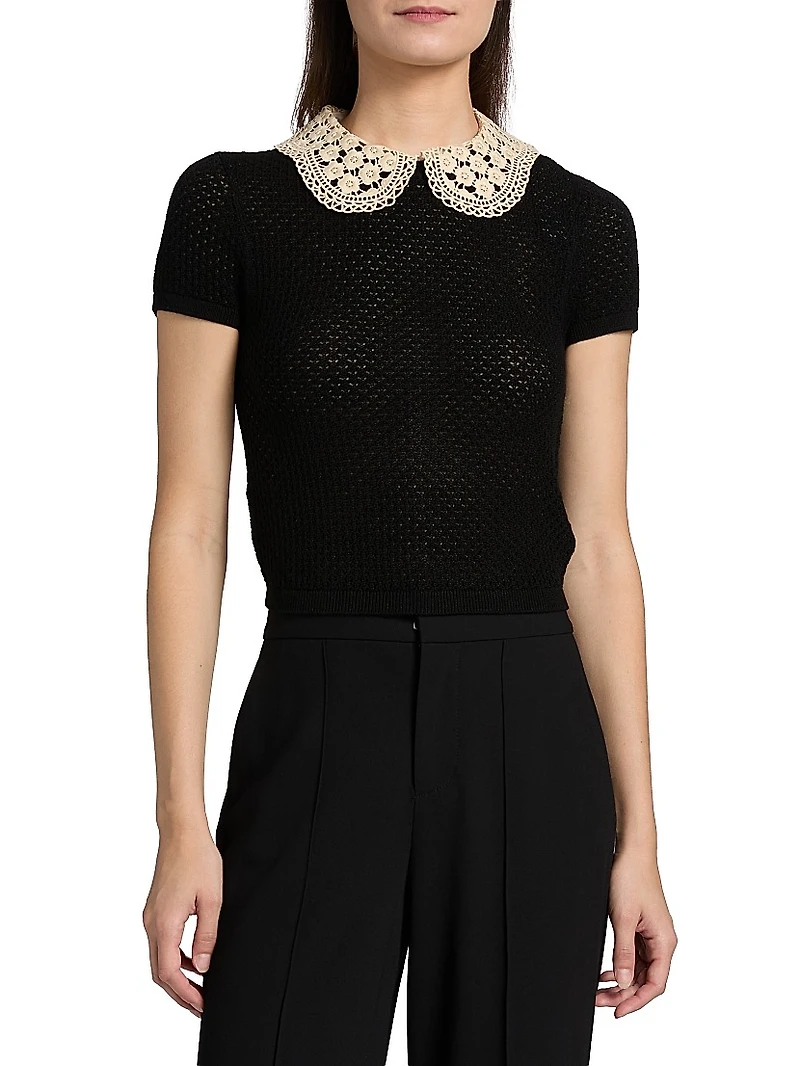 Ciara Lace Collar Top